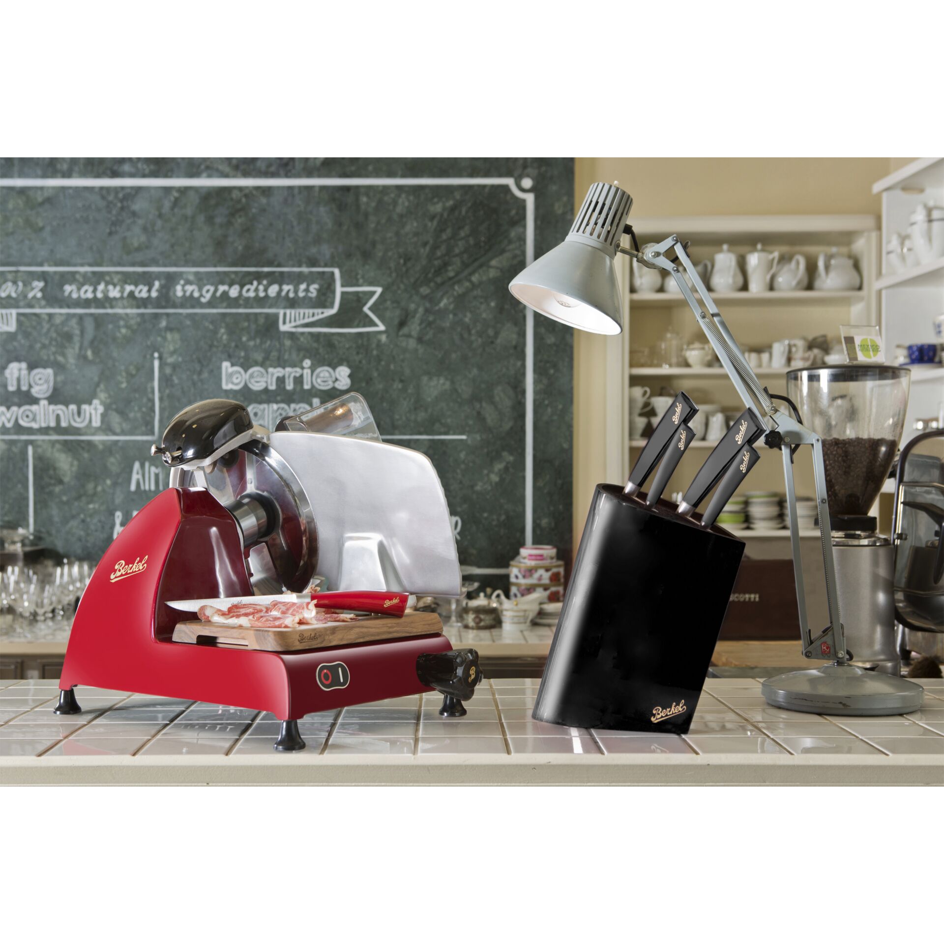 Slicer, Hammaschine, Rot, Küchenzubehör, Kochmesserhalter
