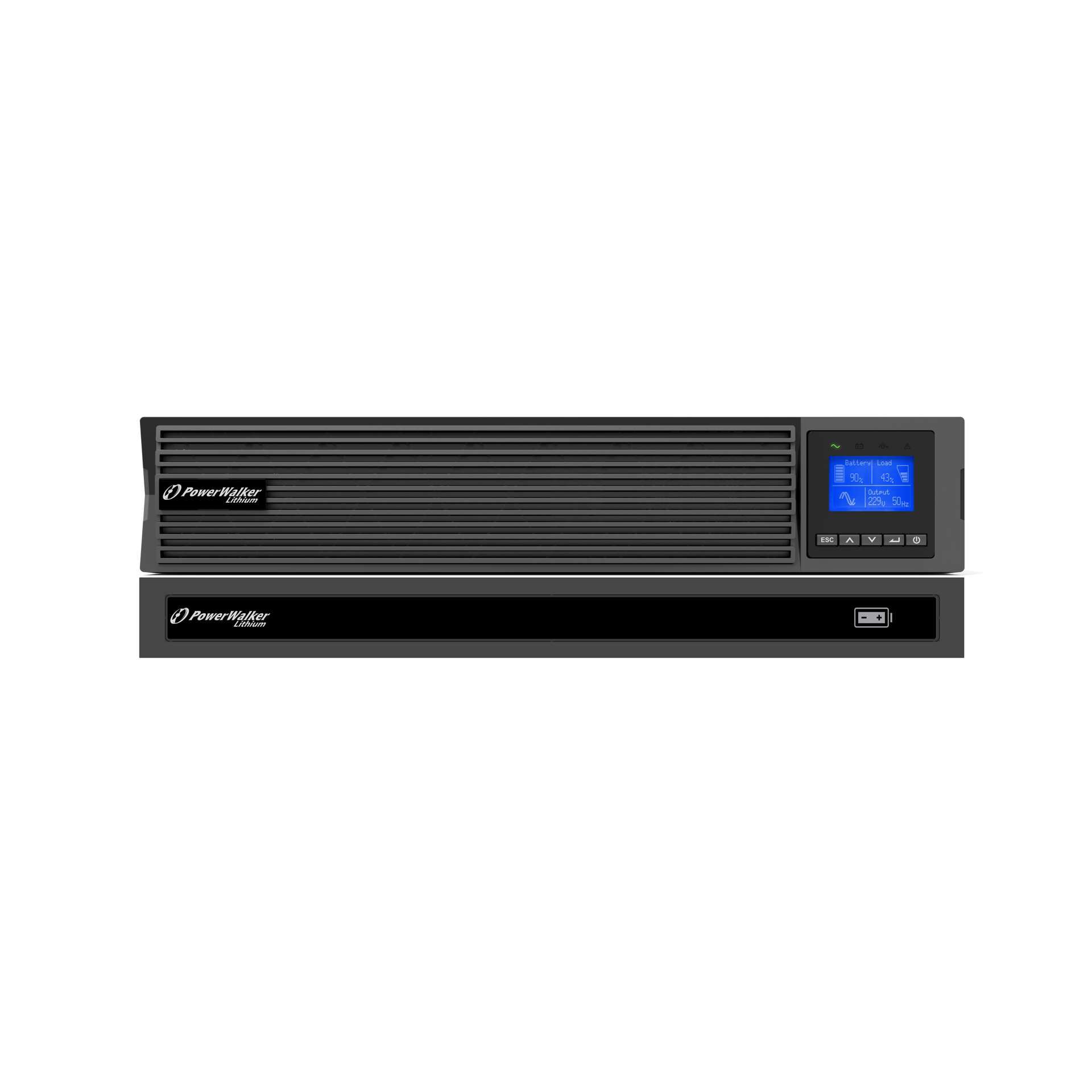 Server, UPS, PowerWalker, Lithium, LCD display