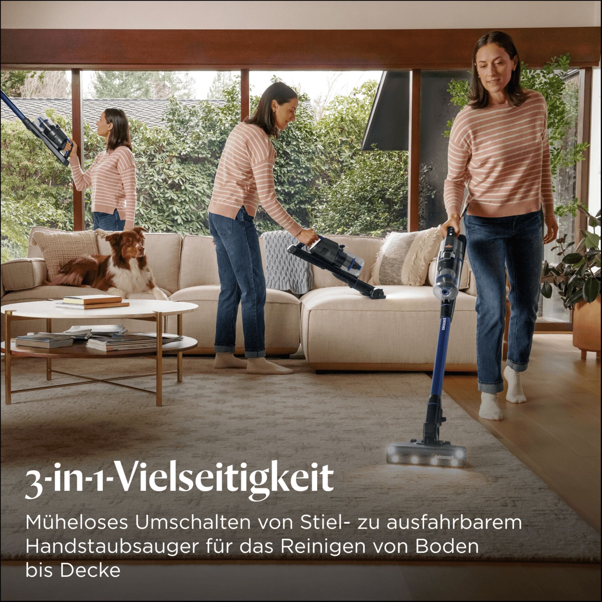 Wohnzimmer, Innenarchitektur, Hosen, Reinigen, Person