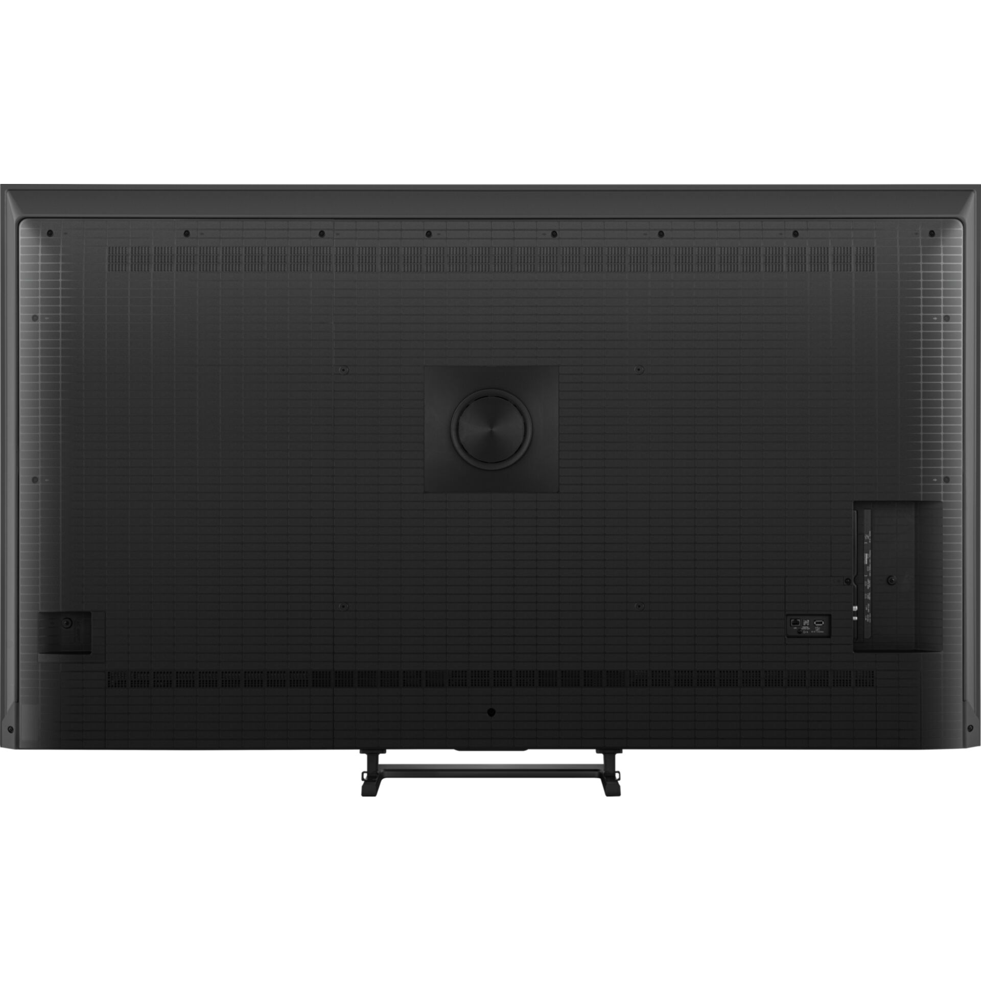 Fernseher, Rückseite, Ständer, Netzanschluss, Gitterstruktur