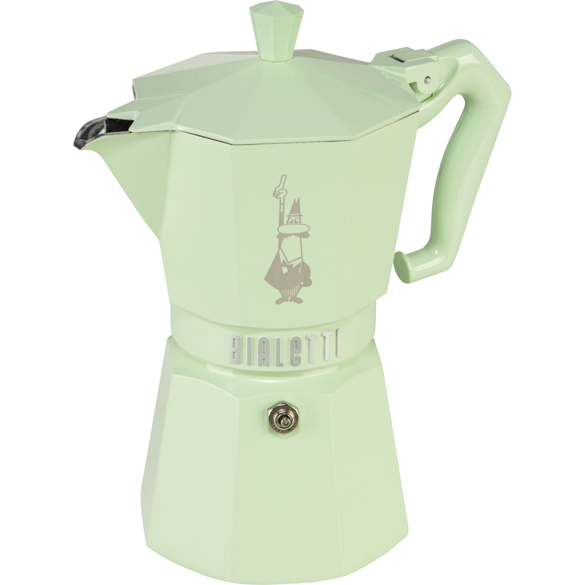 Kaffeemaschine, Espressokocher, Kaffeemaschine Vintage, Mintgrün, Bialetti