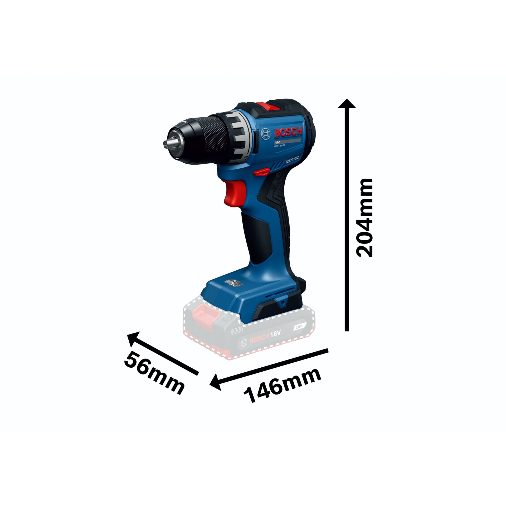Akku-Bohrmaschine, Schrauber, Bosch, 18V, Kompakt
