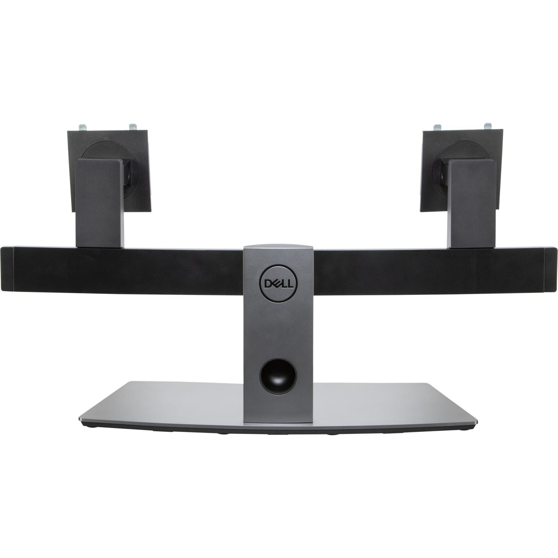 Computerausrüstung, Überwachen, Bildschirm, FERNSEHER,  monitorständer?, Dualmonitorarm, schwarz, Metall, Dell-Logo