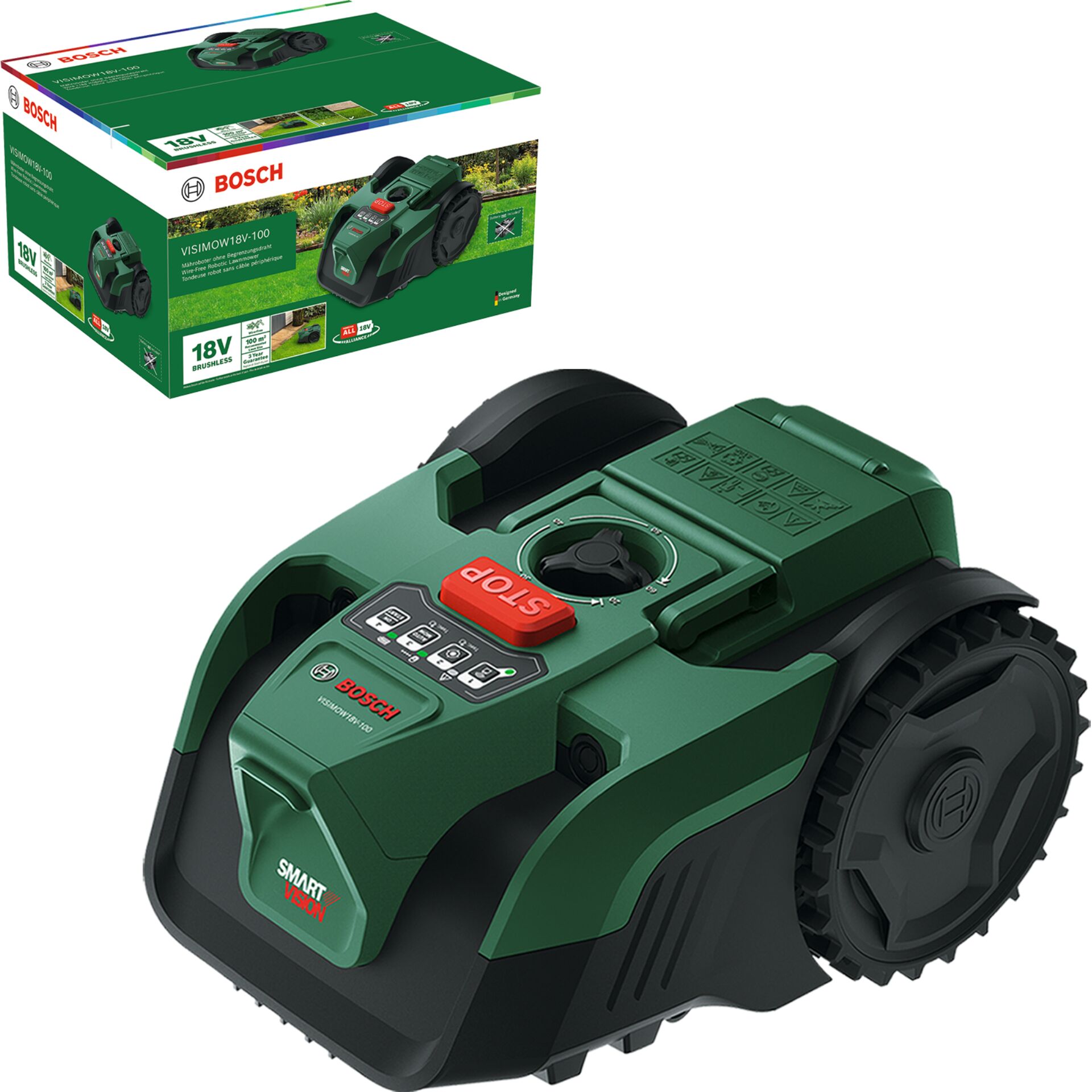 Laufband, Rasenmäher, Bosch, 18V, Autoren-Tipp