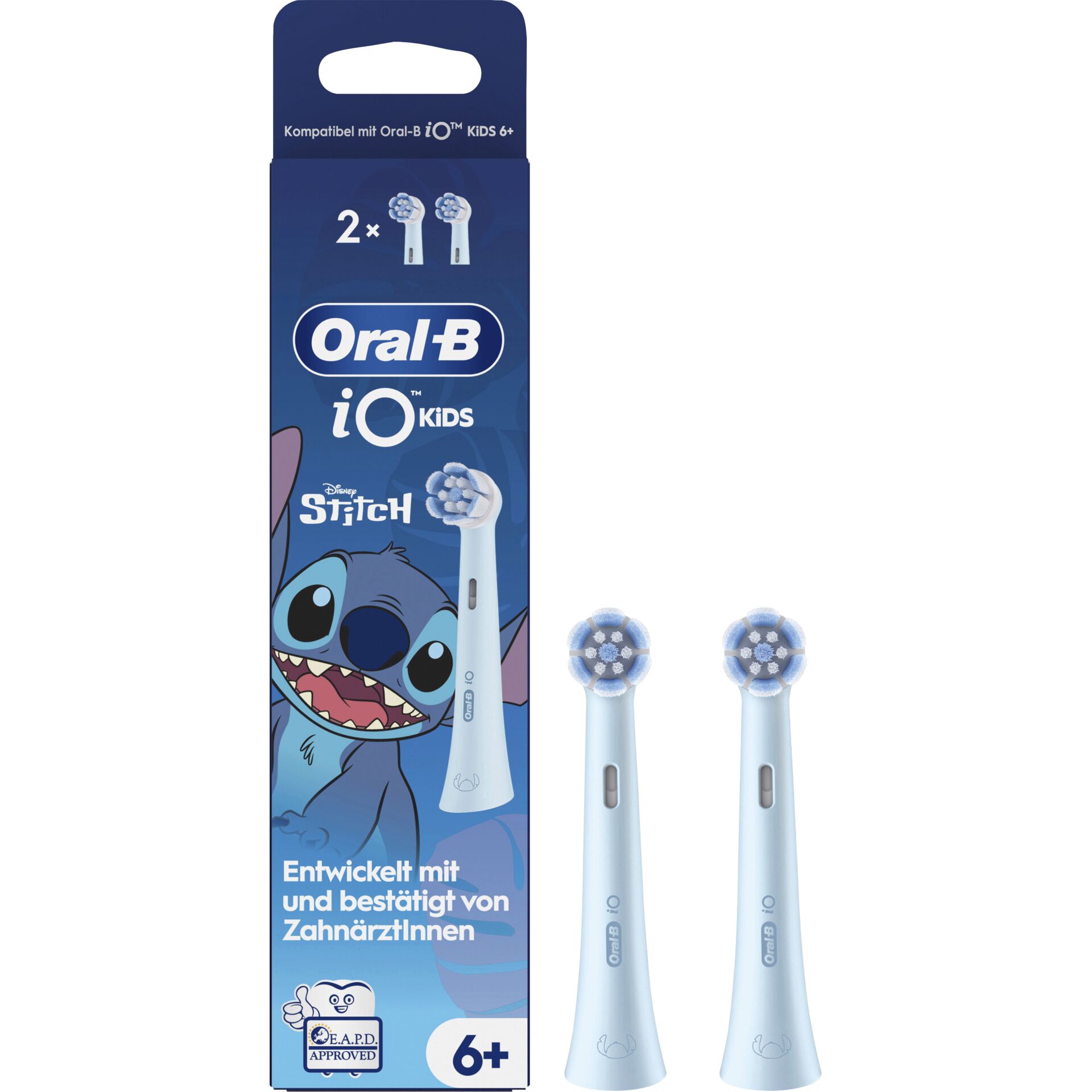 Elektrische Zahnbürsten, Kinderzahnbürsten, Oral-B iO Kids, Stitch Design, Set aus 2 Zahnbürsten