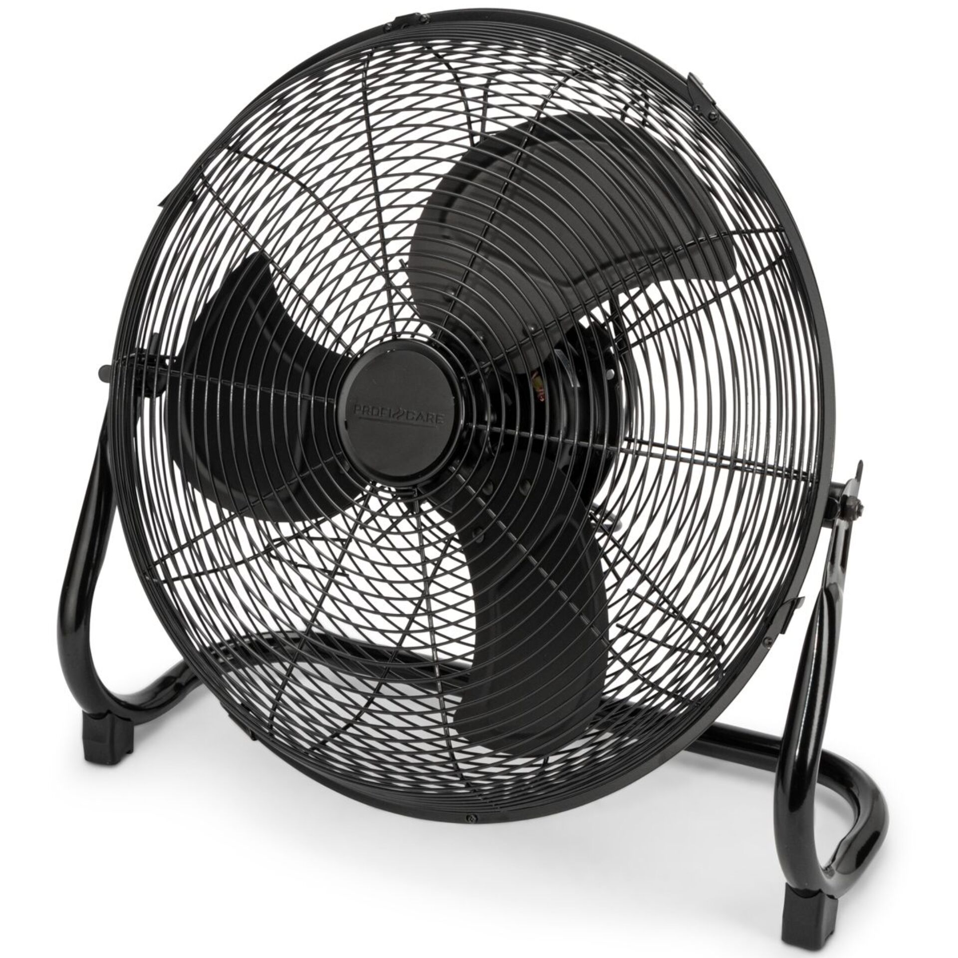 Ventilator, Standsventilator, Schwarz, 3-Blatt, Drahtkäfig