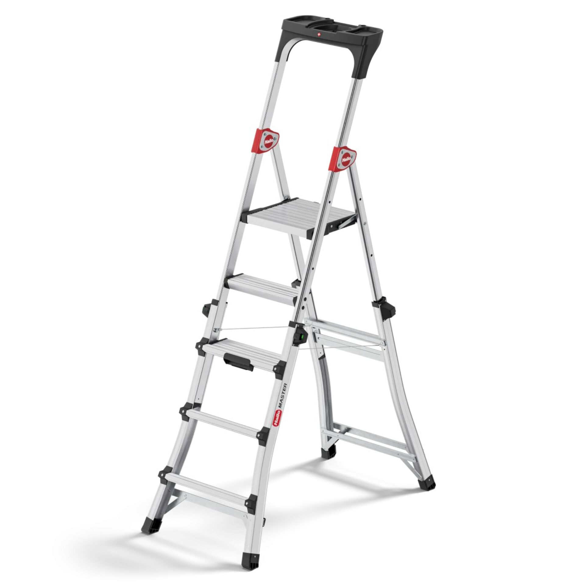 Leiter, Leiterstufe, Trittleiter, Aluminium, mehrstufig