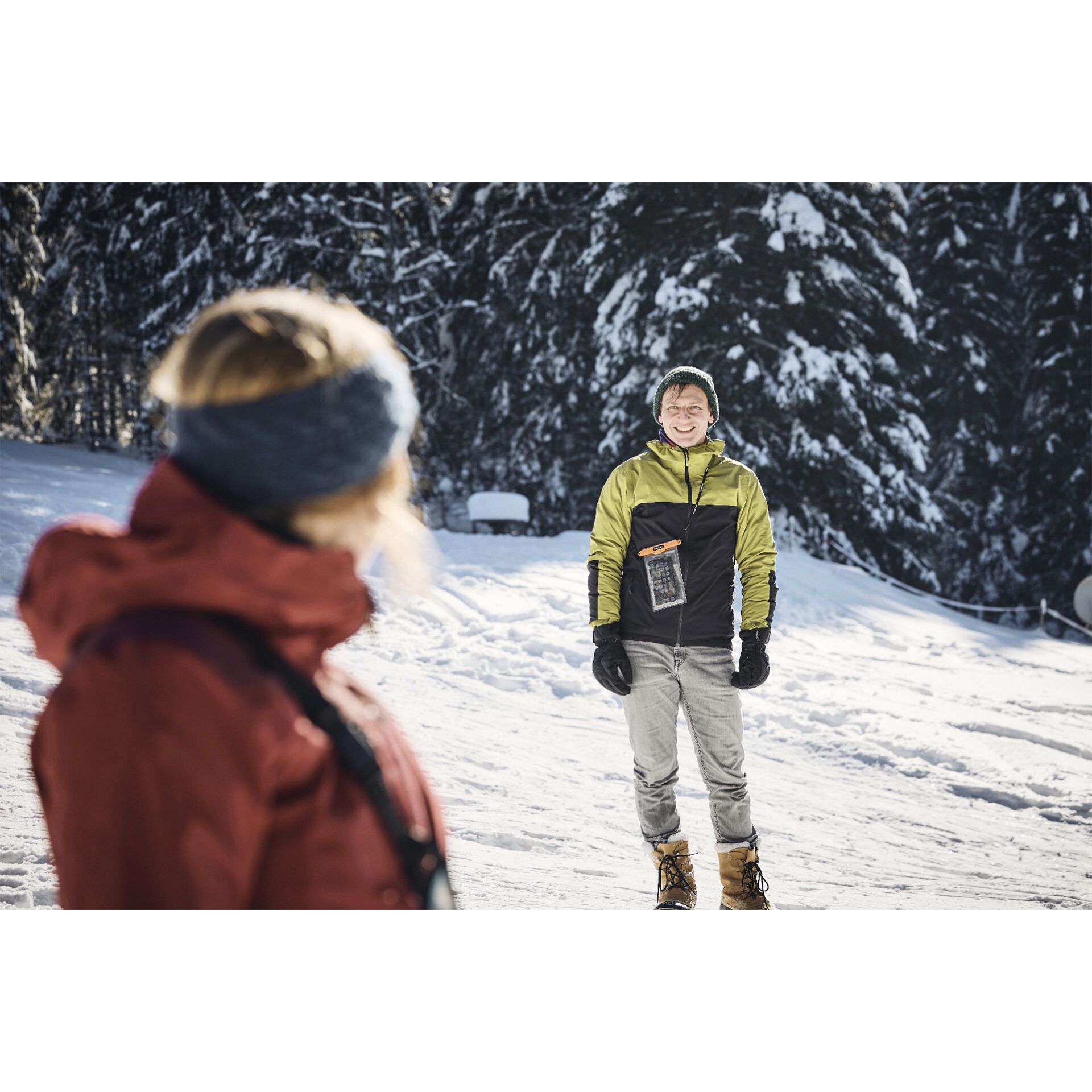 Mantel, Handschuh, Jacke, Person, Natur