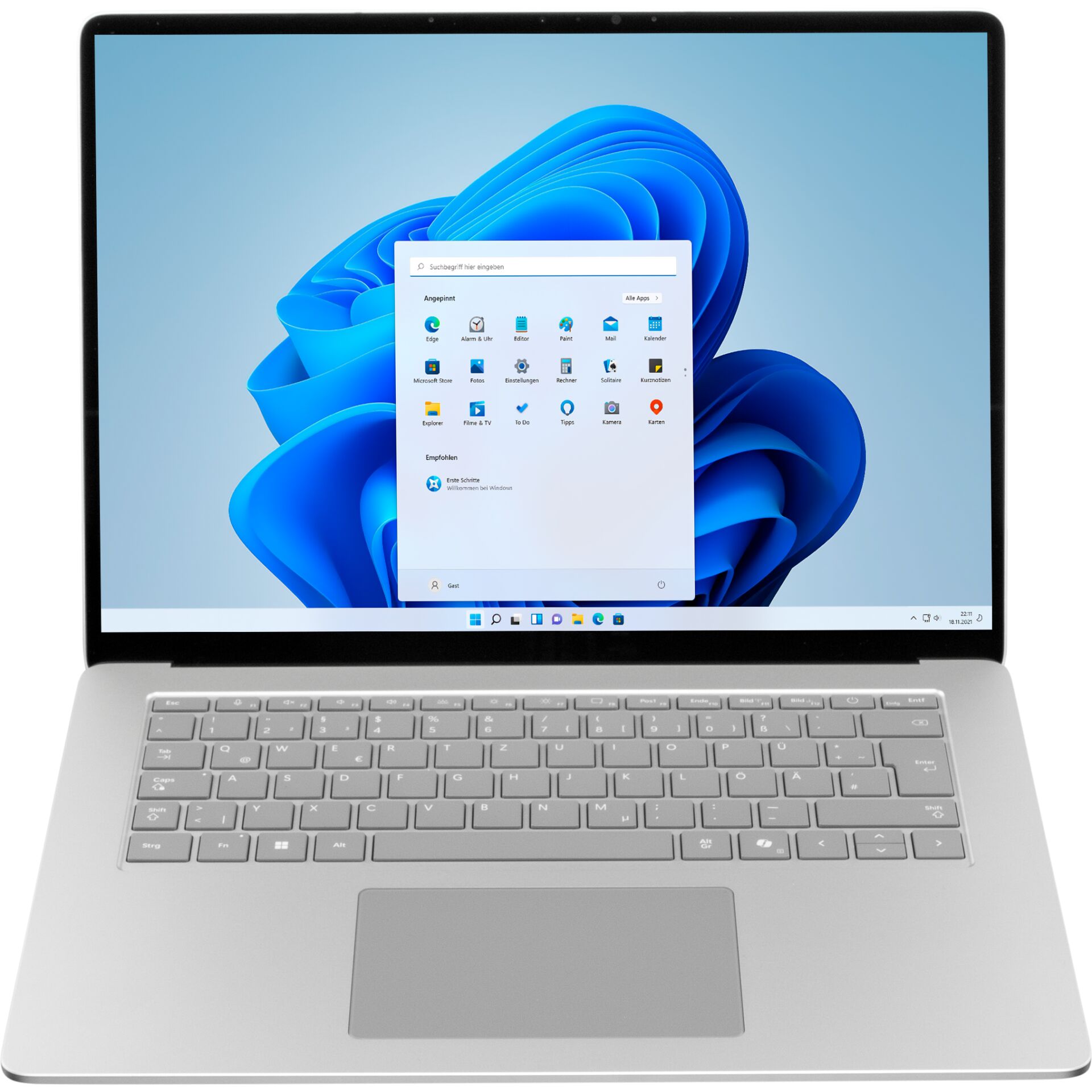 laptop, silber, 14-zoll, graue-tastatur, Windows 11