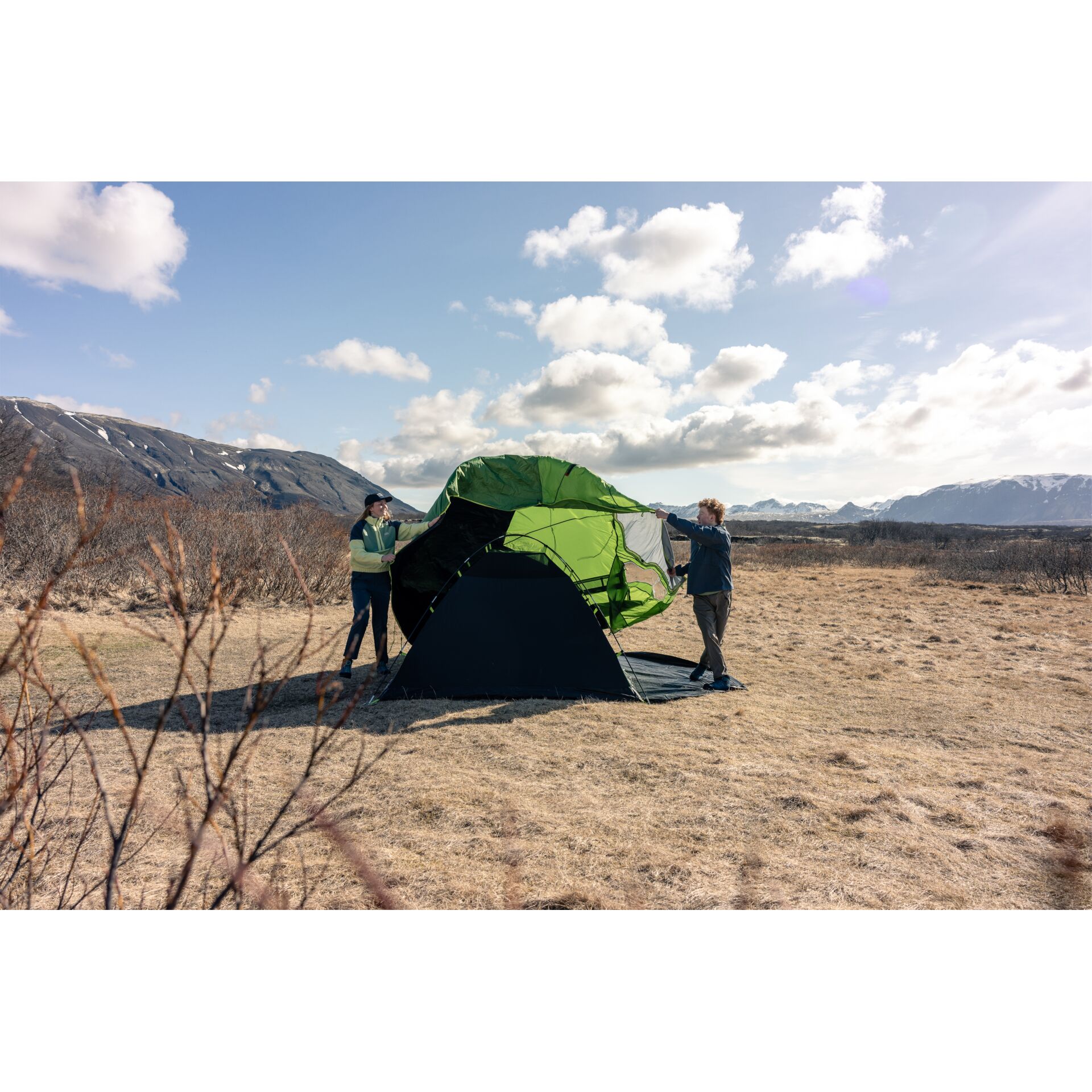 Draußen, Unterschlupf, Zelt, Campen, Person
