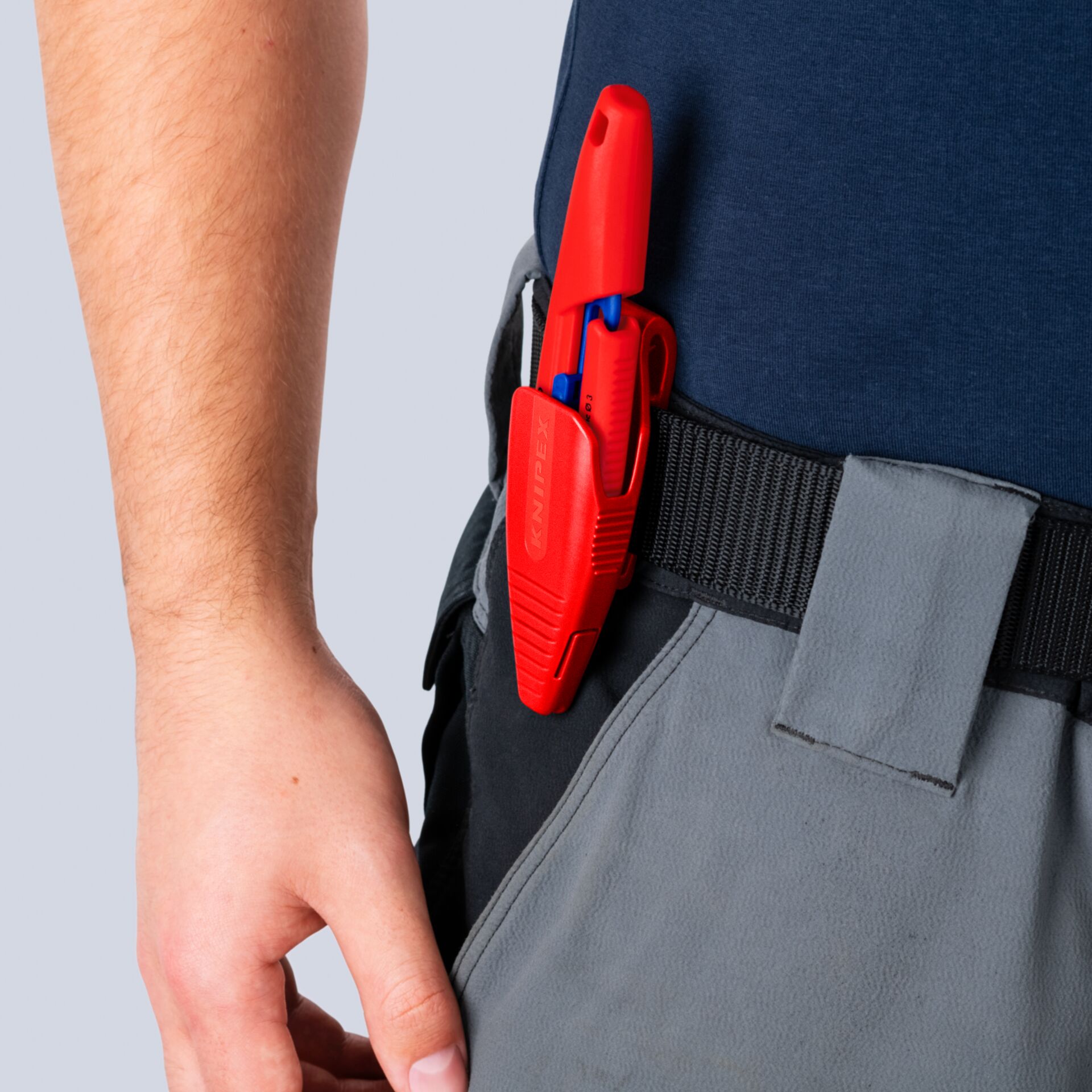 Utility knife, Seitenschneider, Gürtelschnalle, rotes Werkzeug, Klippenclip