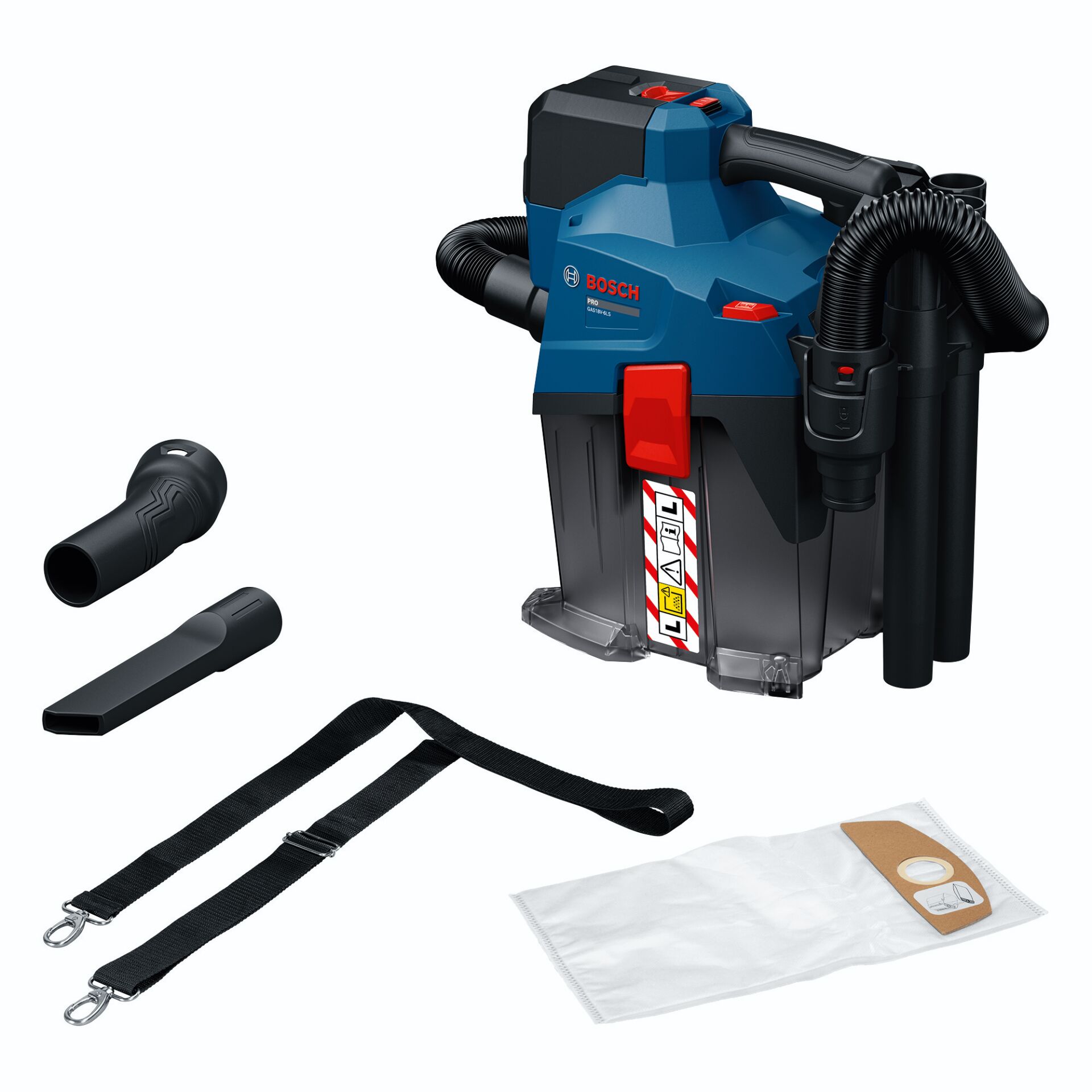 Akkusauger, Staubabsaugung, Bosch, Gepackter Staubsauger, Saugset