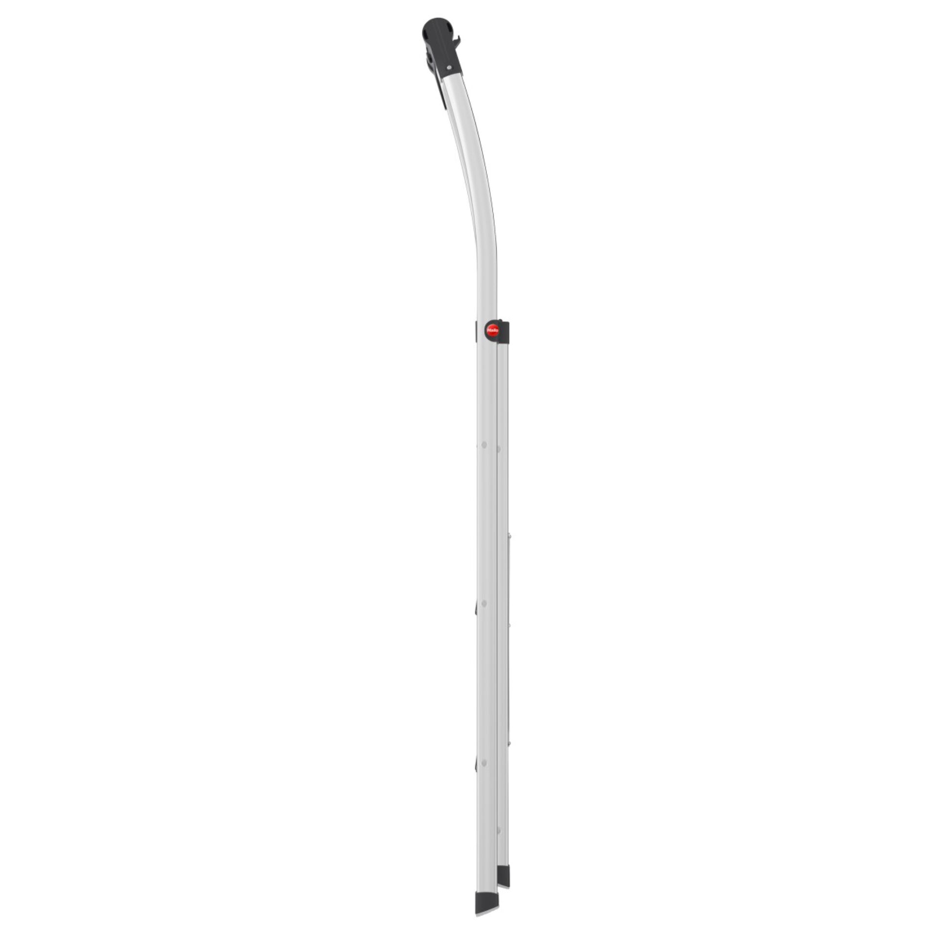 Dachdeckerstange, Gerätegriff, Aluminium, Verstellbar, Schwarz-rot