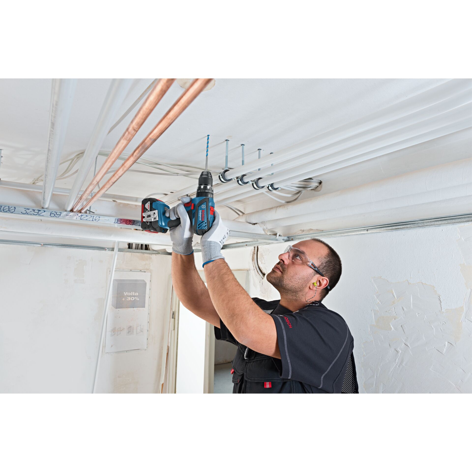 Person, Arbeiter, Gerät, Elektrische Bohrmaschine, Werkzeug