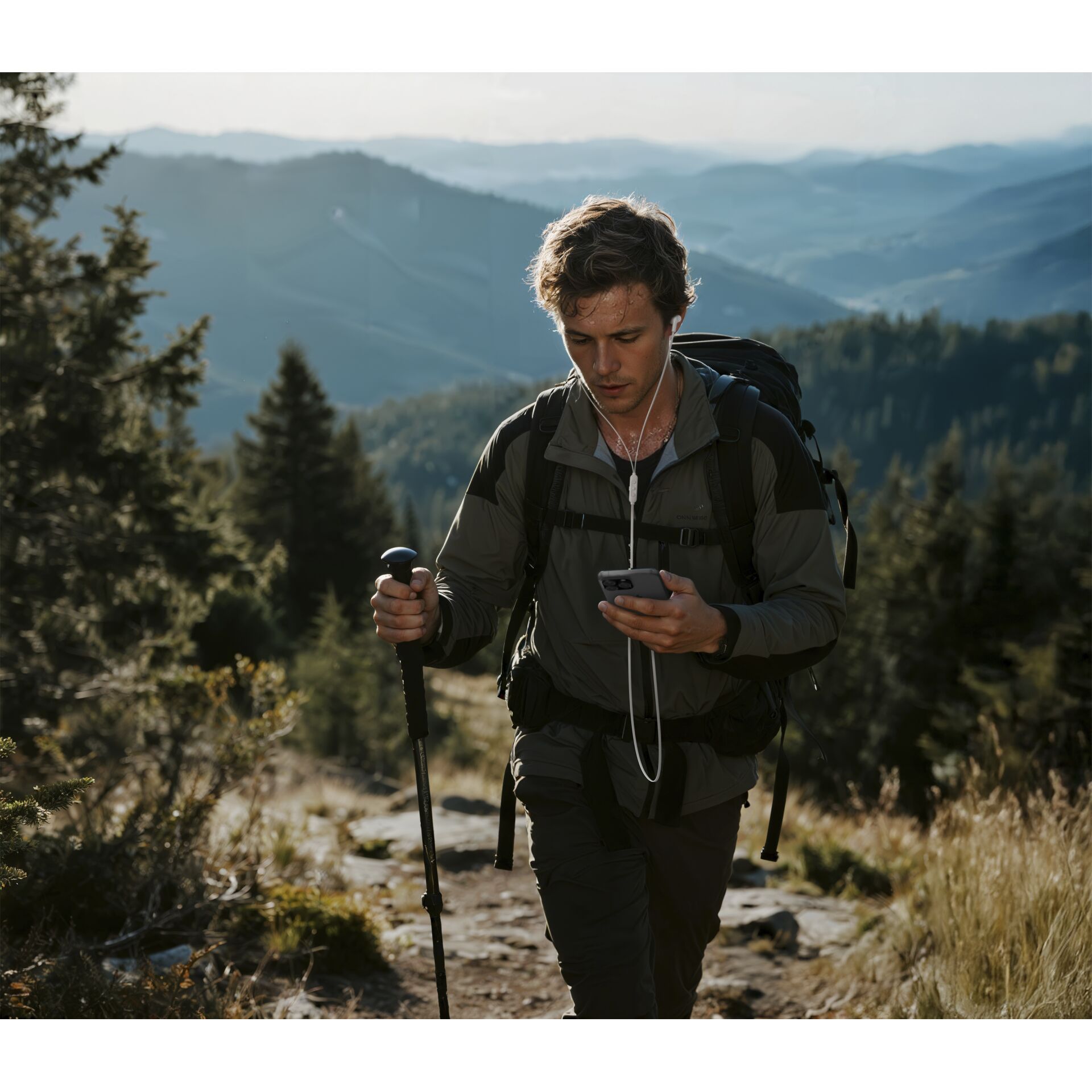 Tasche, Wandern, Person, Rucksack, Handy