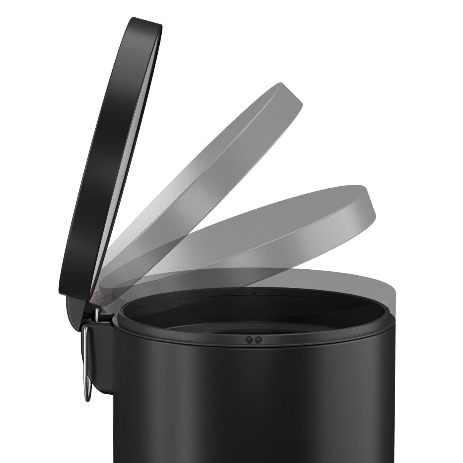 Toaster, Slim, Schwarz, Deckel, Standby Deckel
