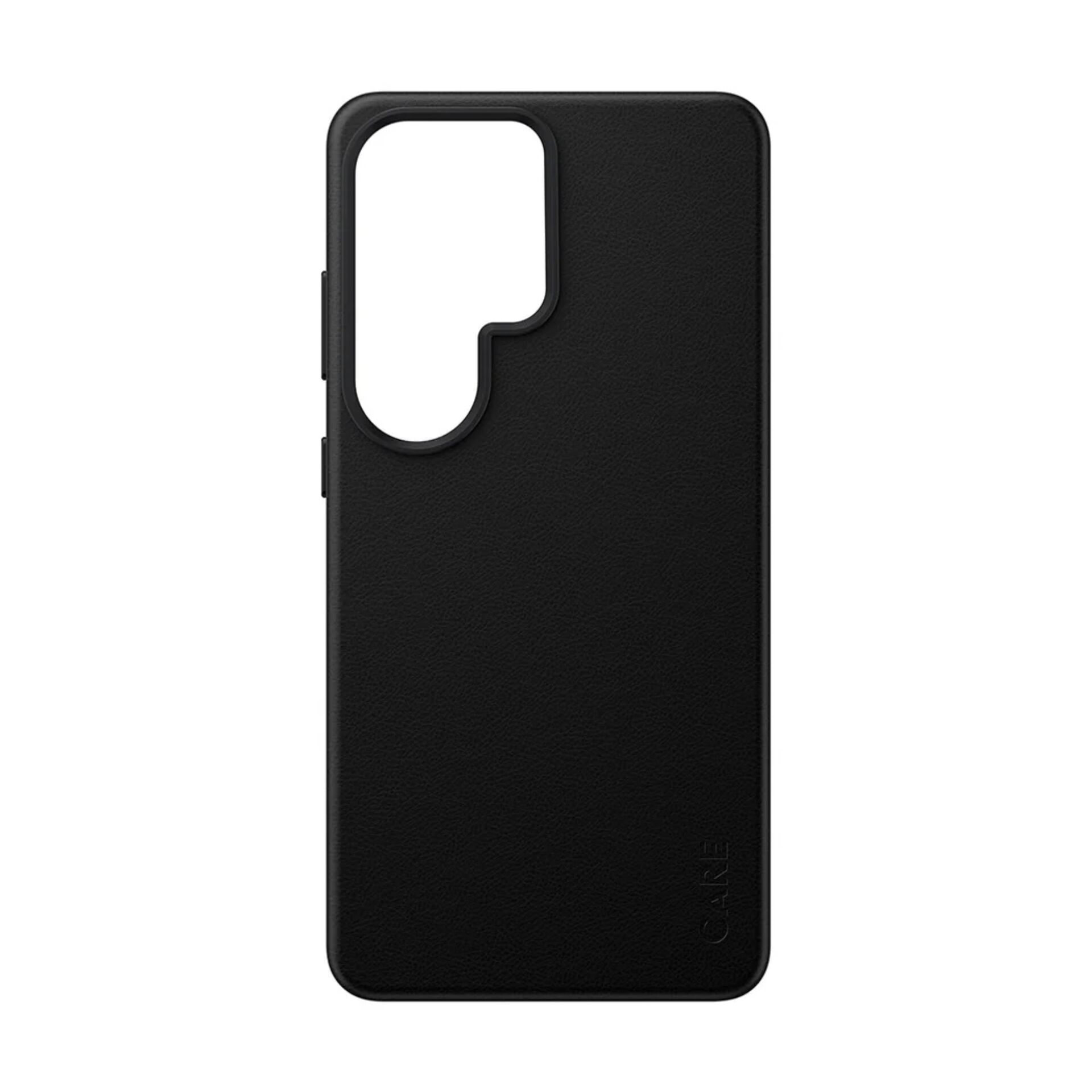 Phone case, Schwarz, Lederstruktur, Kameraloch, Schmale Passform