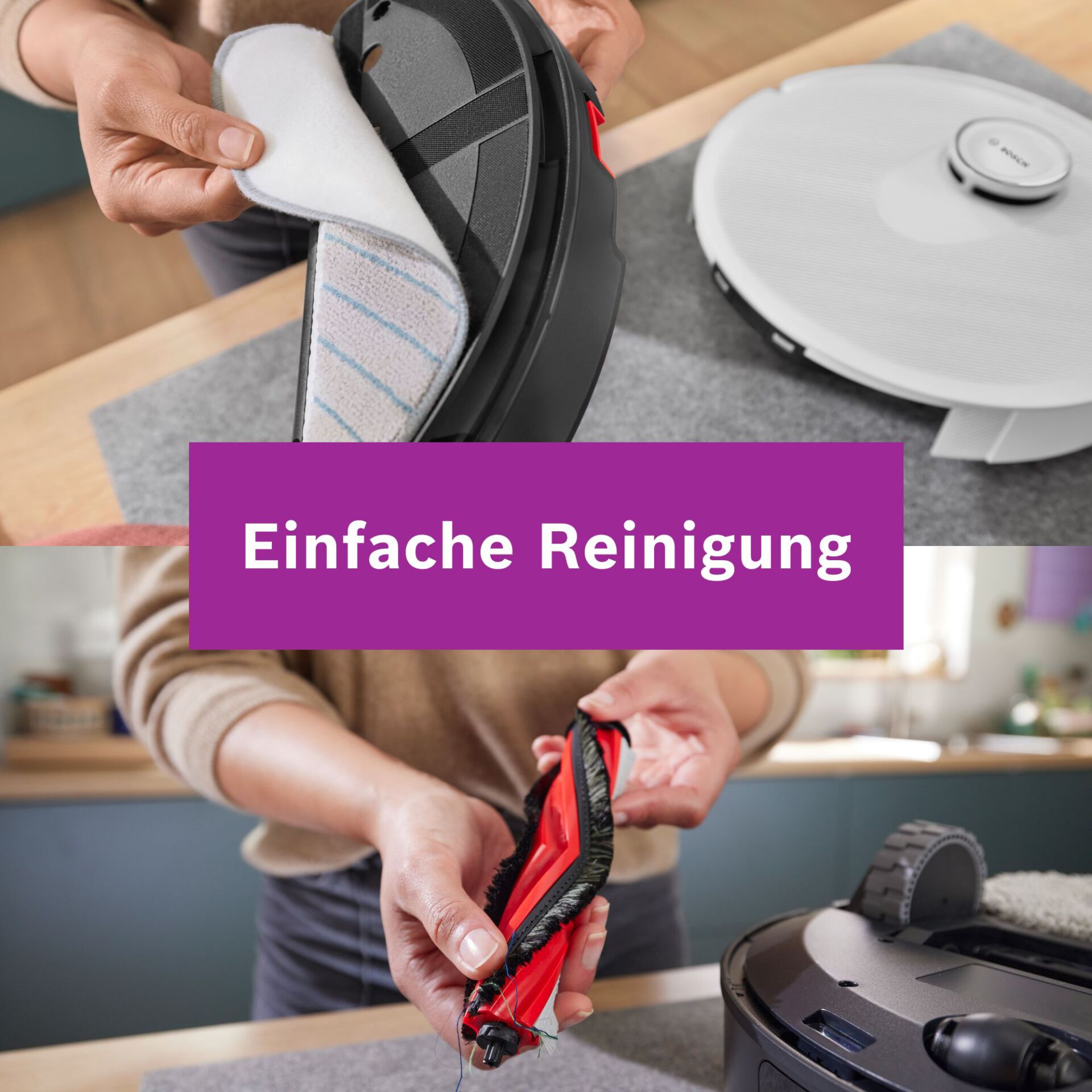 Roboterstaubsauger, Staubsaugerreinigung, Filterpad, Bürstenaufsatz, Reinigungszubehör