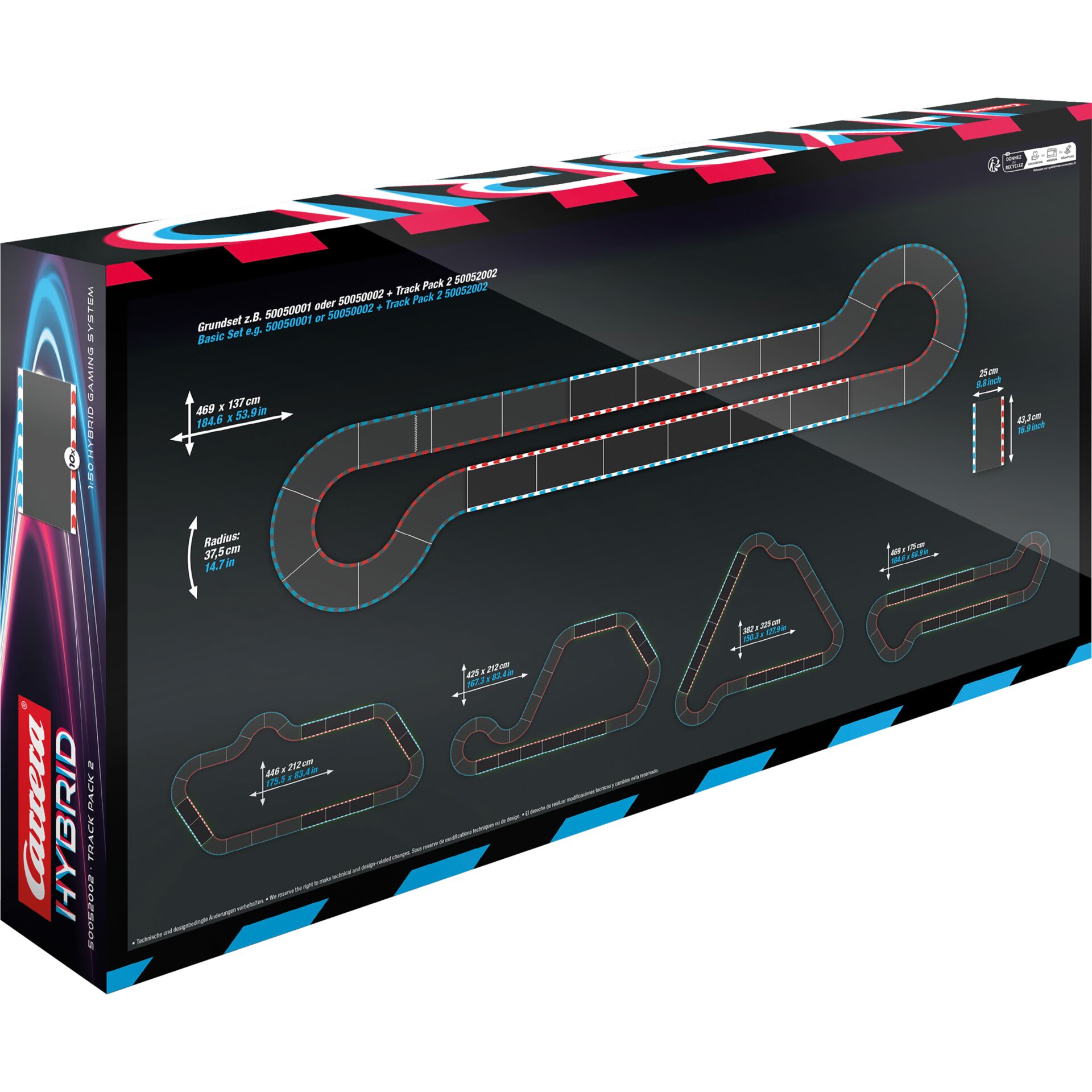 Rennbahn, Slot Car Track, Modellbahn, Schnellbahn, Ton-/Farbkontrast