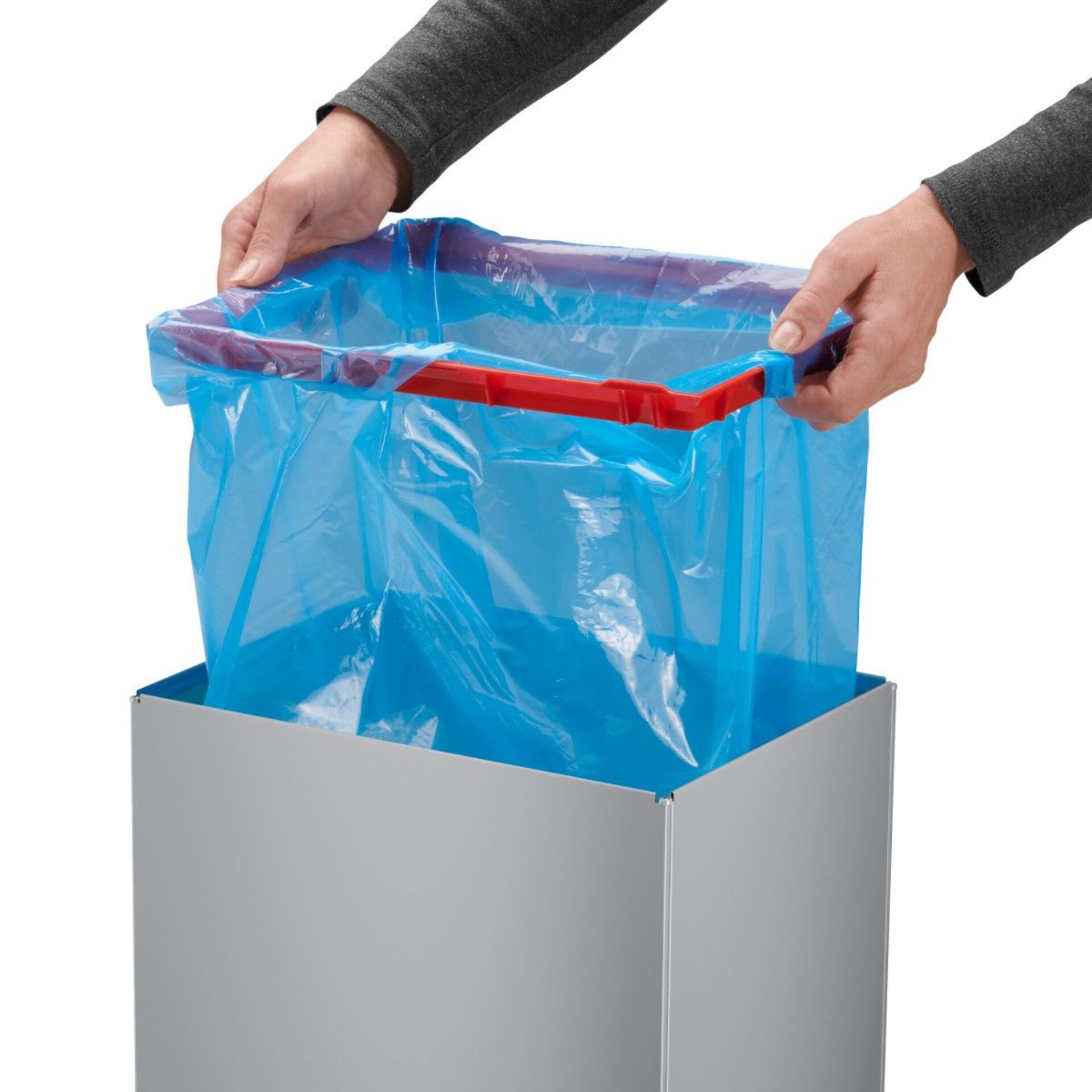 abfallbehälter, abfallsack, mülltüte, kassenschutz, plastiksack
