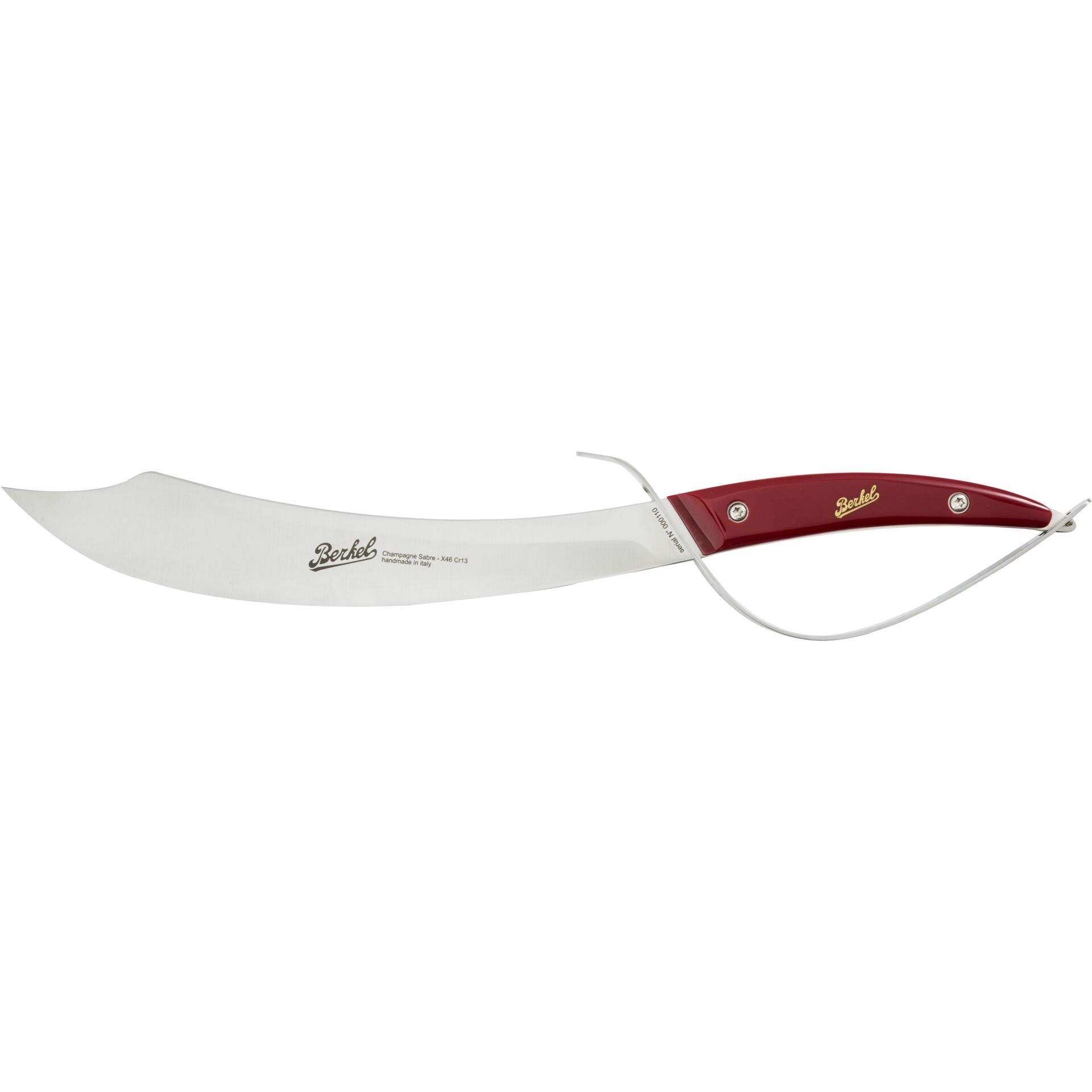 Machete, Klinge, Roter Griff, Silberhaken, Berkel Klinge