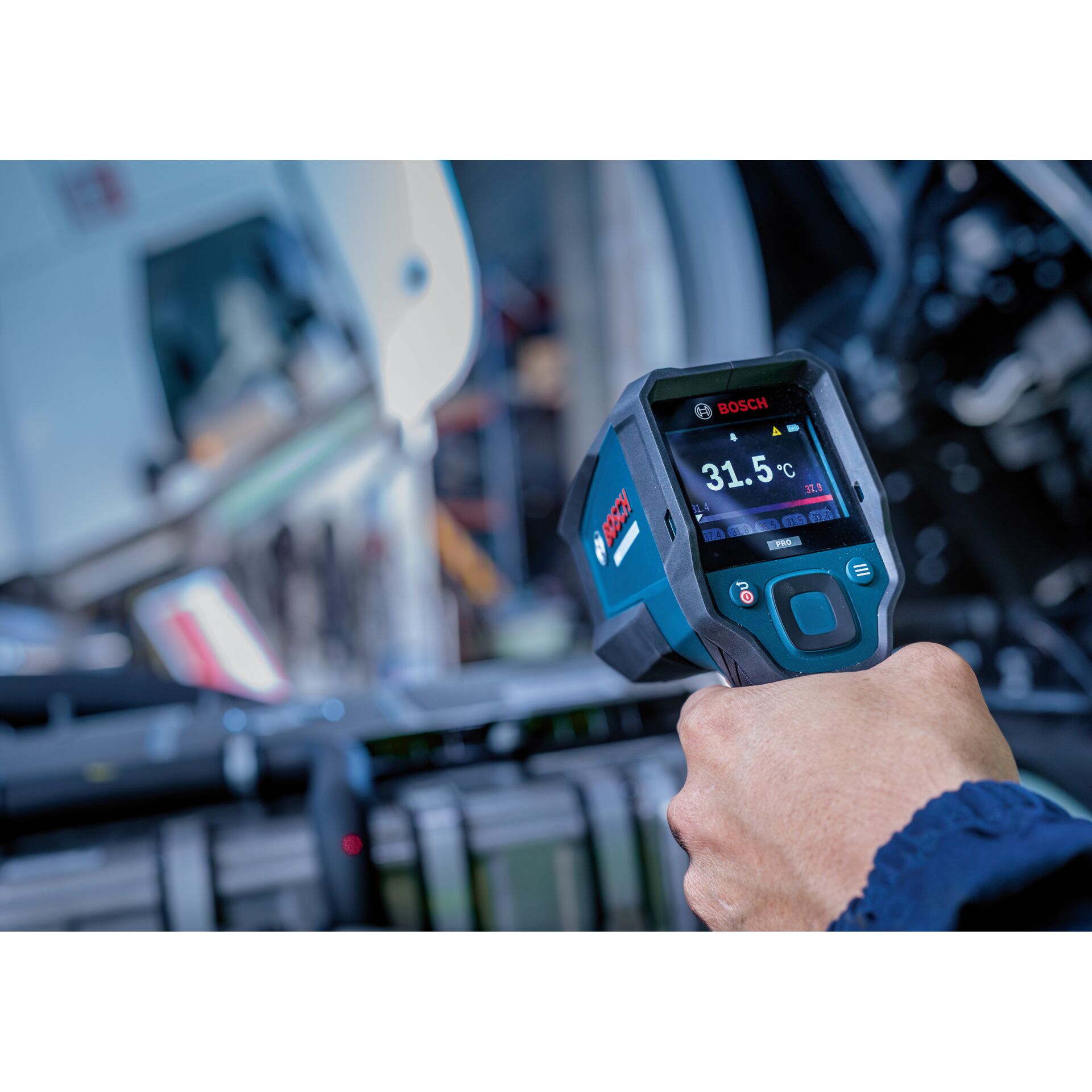 Thermometer, Infrarot, Bosch, Digital, Industriell