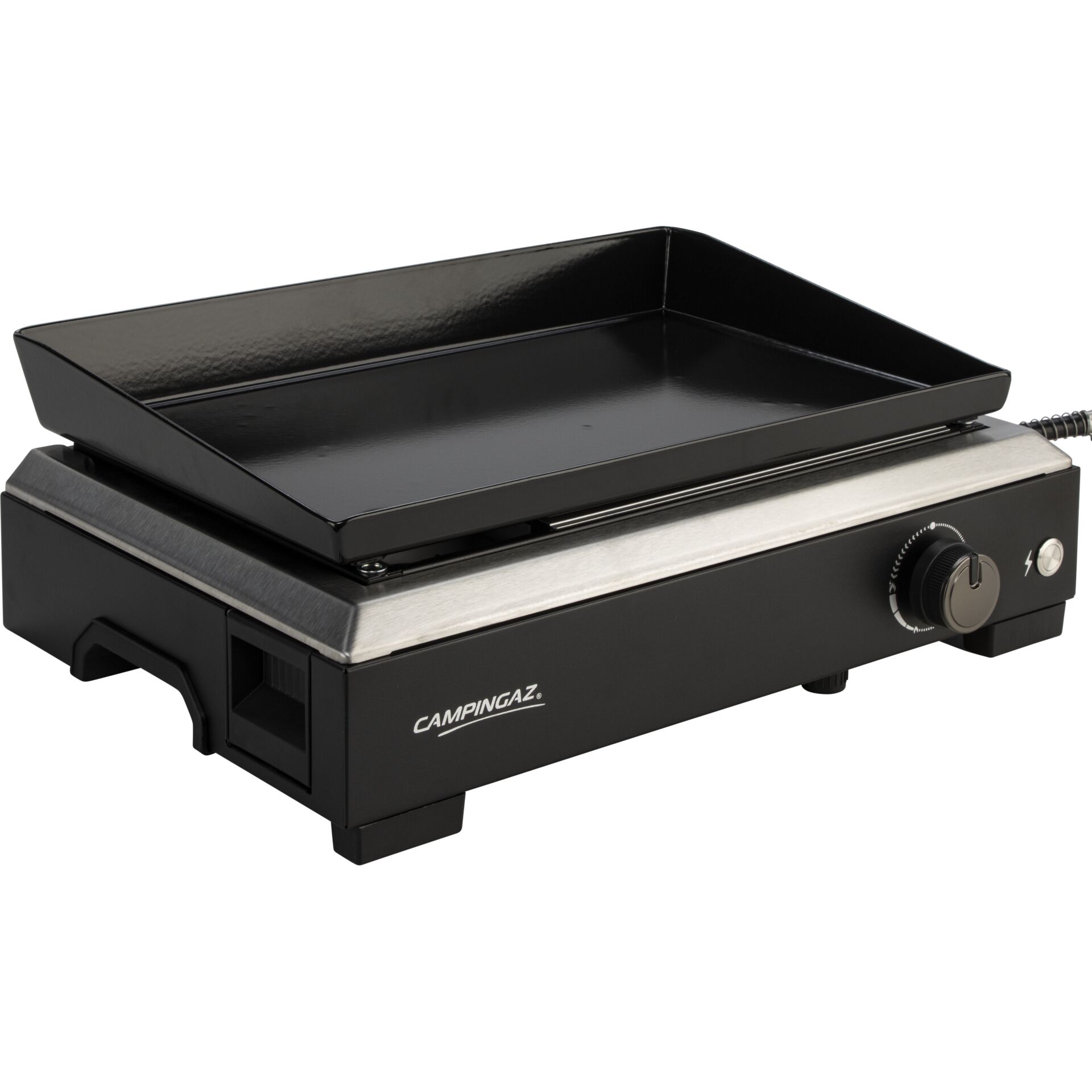Computerausrüstung, Elektronik, Hardware, Überwachen, Bildschirm, Grillpfanne, Elektrogrill, Kochplatte, Campinggaz, Schwarz