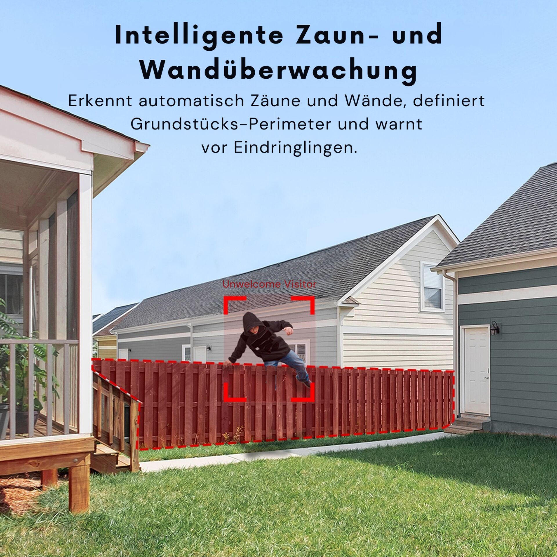 Zaun, Zaun, Roter Zaun, Sicherheit, Sturzsprache