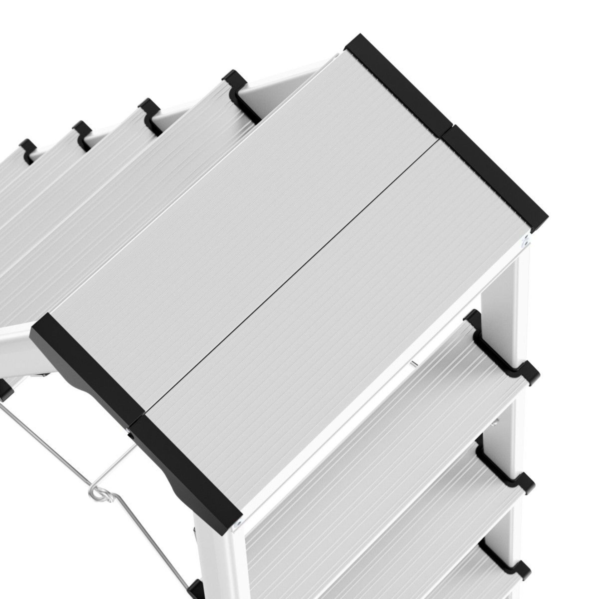 Stufenbelag, Riser-System, Metallstufen, Aluminiumregale, Stufenplattform