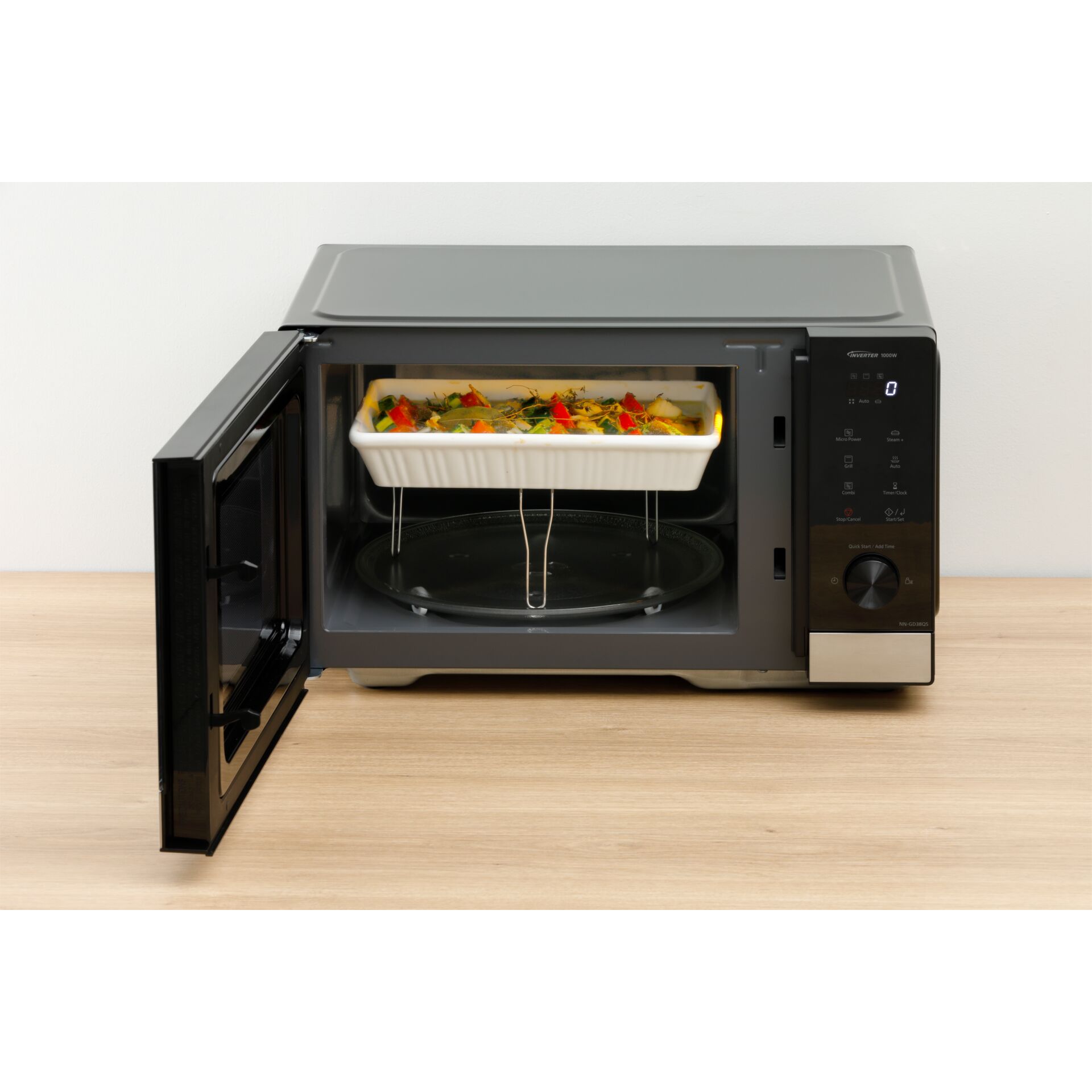 Mikrowelle, Backofen, Auflauf, Backform, Einschub