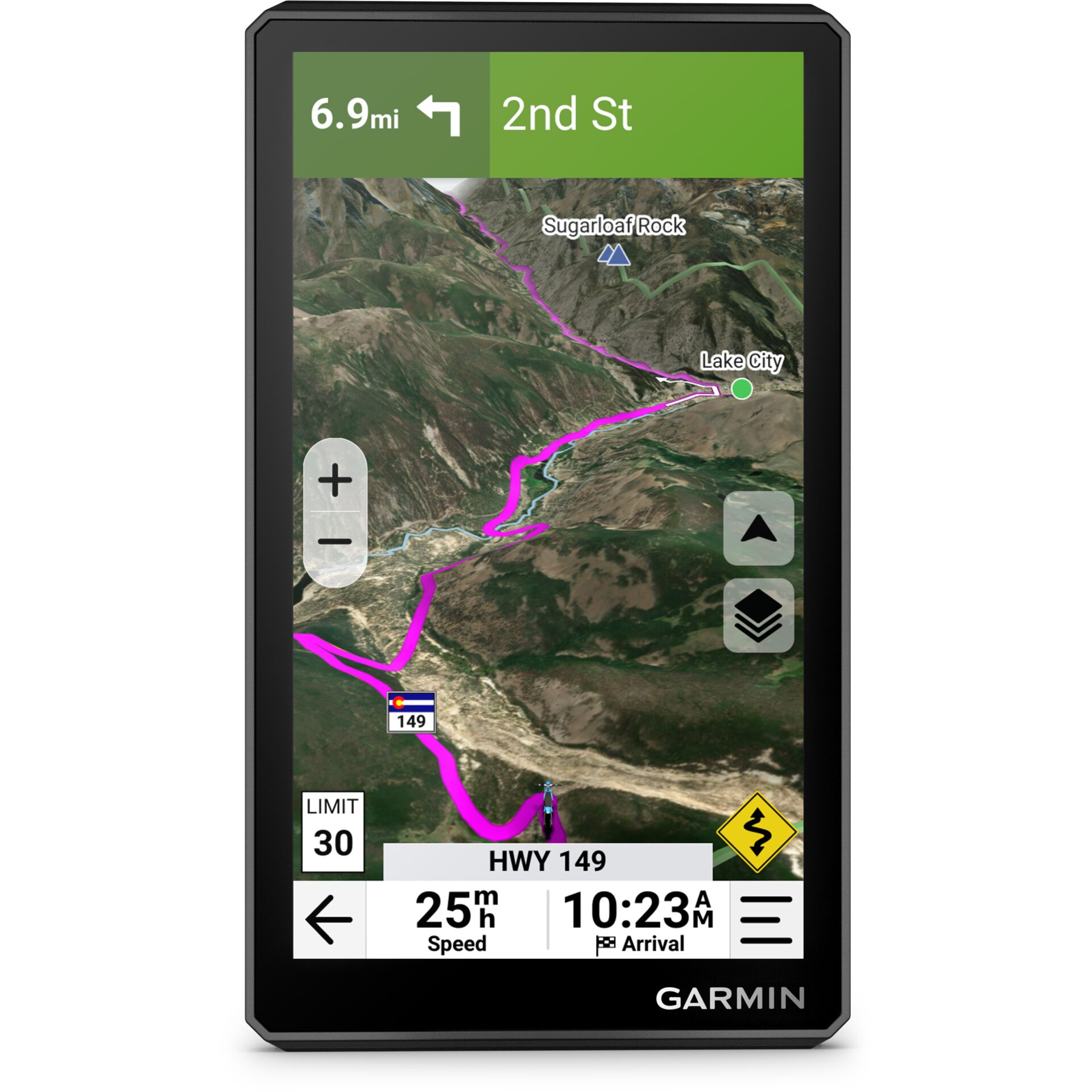 GPS, Navigationsgerät, Garmin, Wanderkarte, Touchscreen