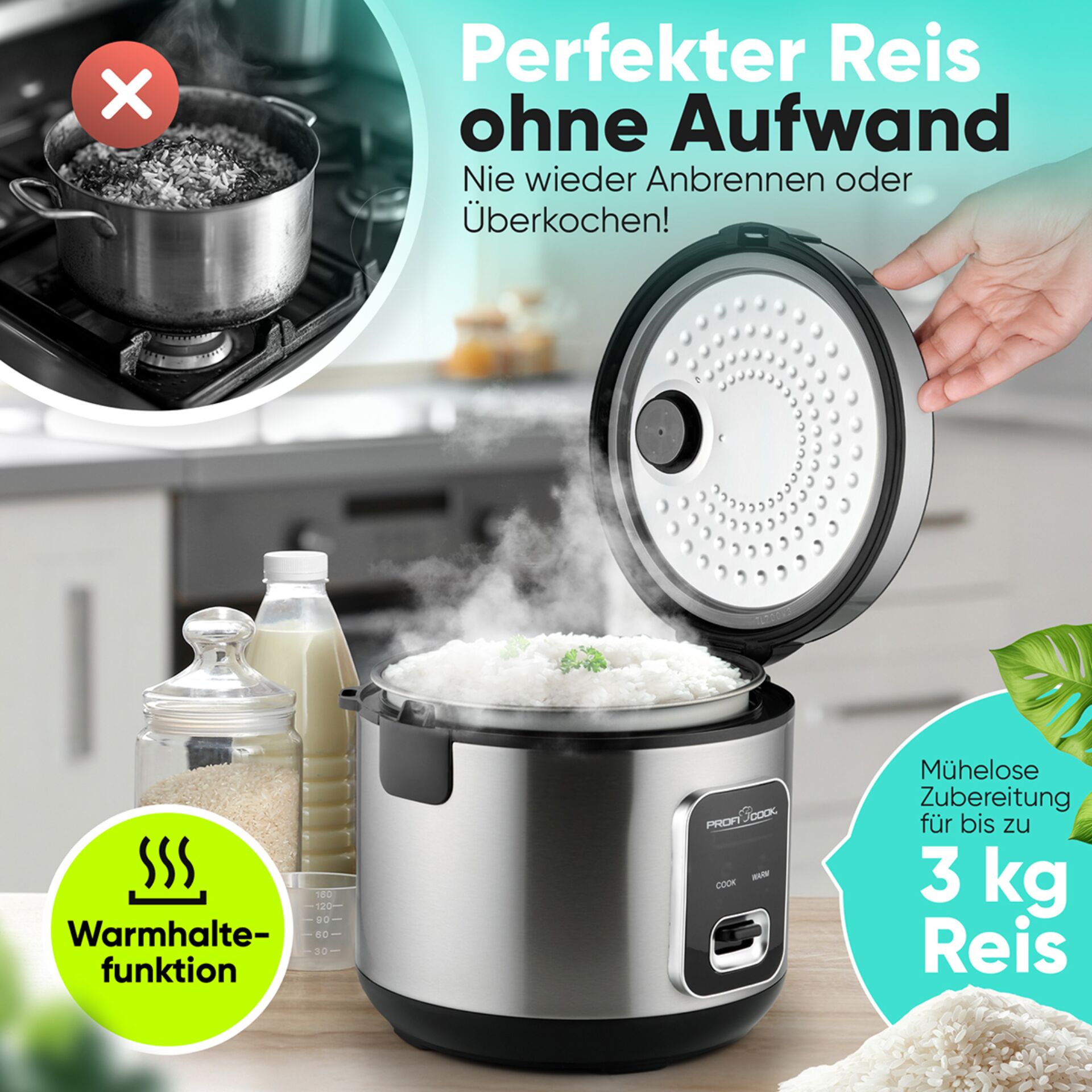 Kocher, Elektrisches Gerät, Langsamer Kocher, Getränk, Milch