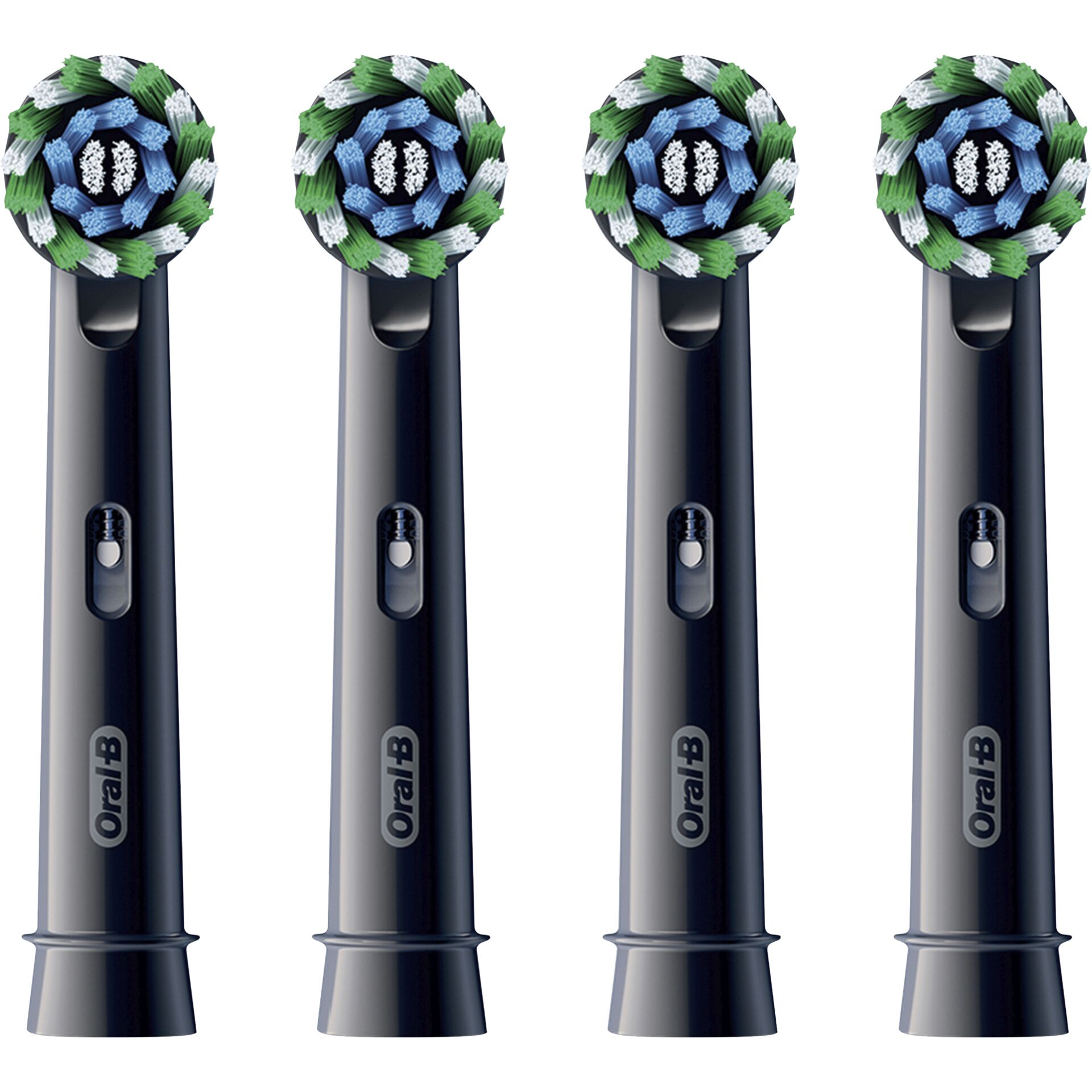 Schallbürstenkopf, Adapterlose Bürste, Schallzahnbürstenaufsatz, Oral-B, 4er-Pack