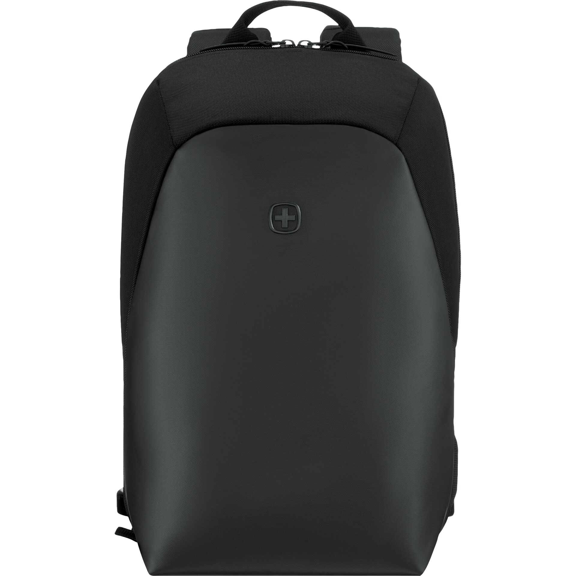 Rucksack, Backpack, Schwarz, Kunstleder, Minimalistisch