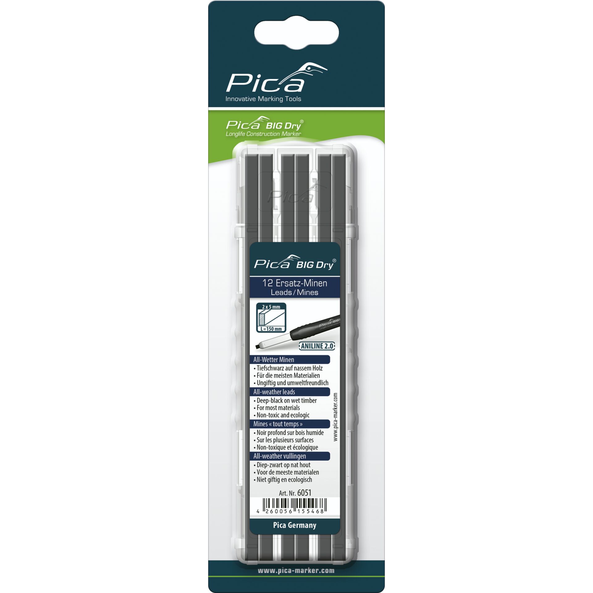 Pica BIG DRY Minen-Set ANILINE  2.0 - SB