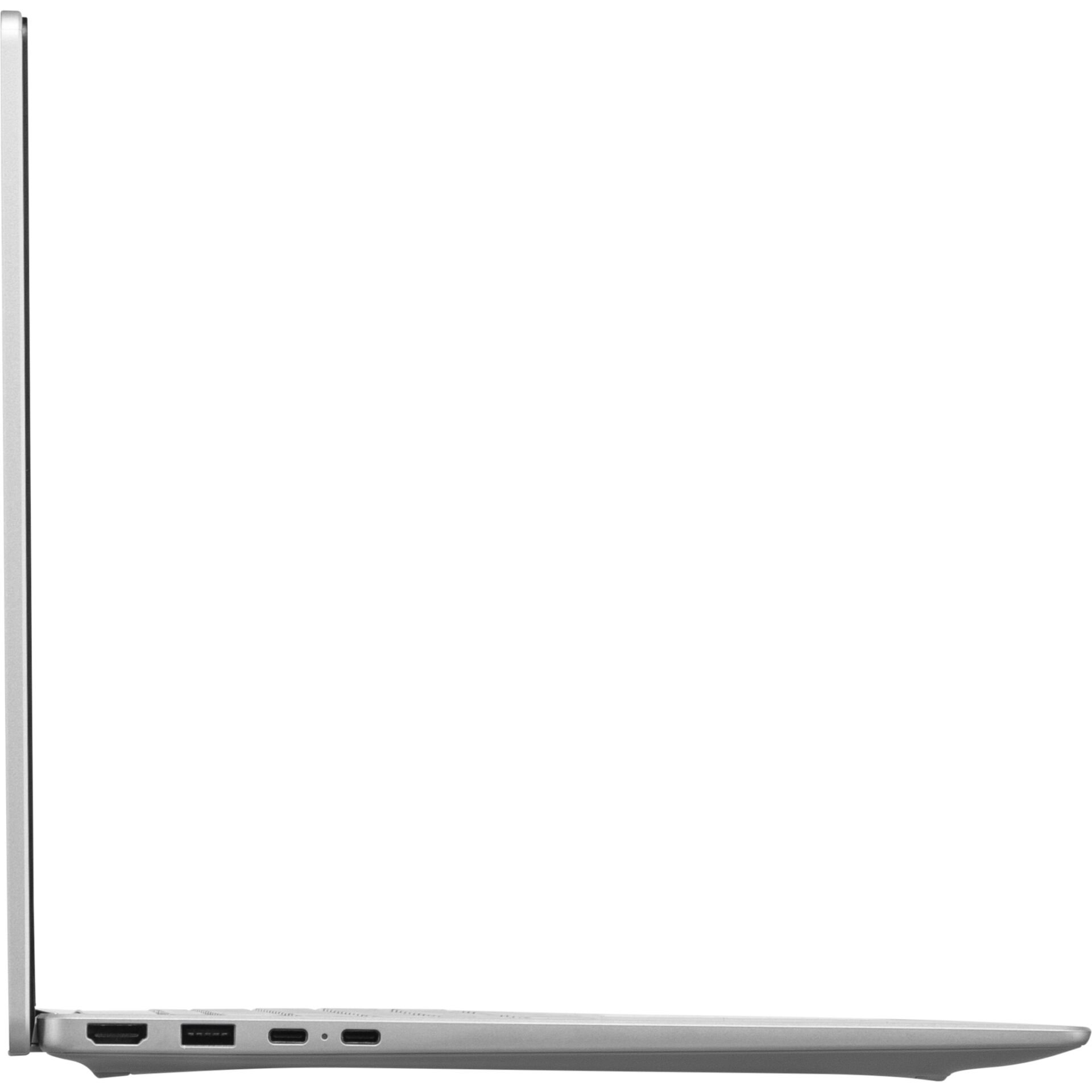 Laptop, Ultrabook, Silber, Seitliche Anschlüsse, Klappgehäuse