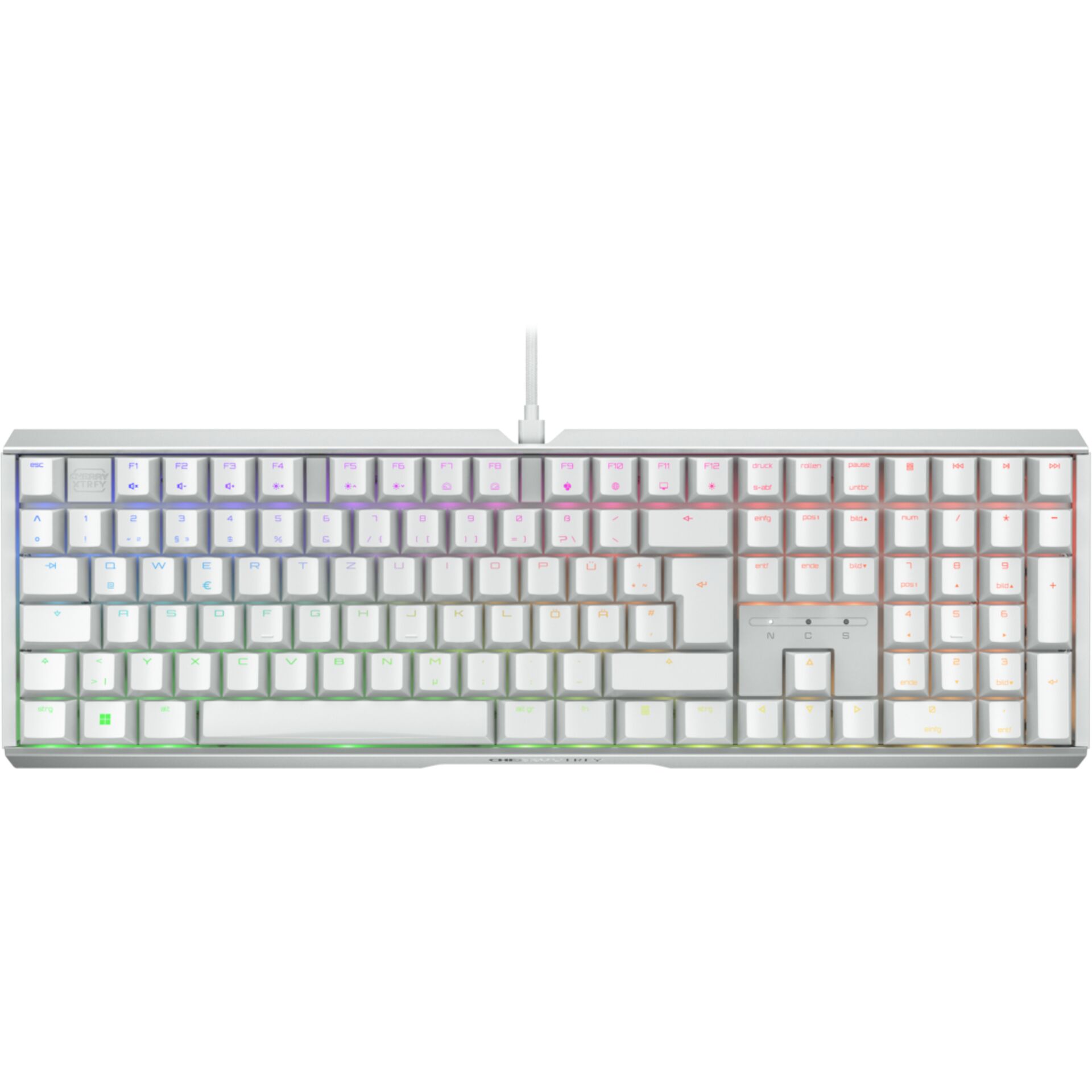 mechanische Tastatur, RGB-Beleuchtung, Kabelgebunden, vollformat, USB-C