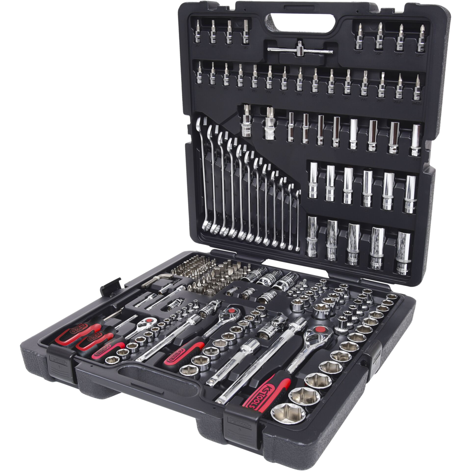 KS Tools 1/4"+3/8"+1/2"  216  CHROMEplus Steckschl.-Satz