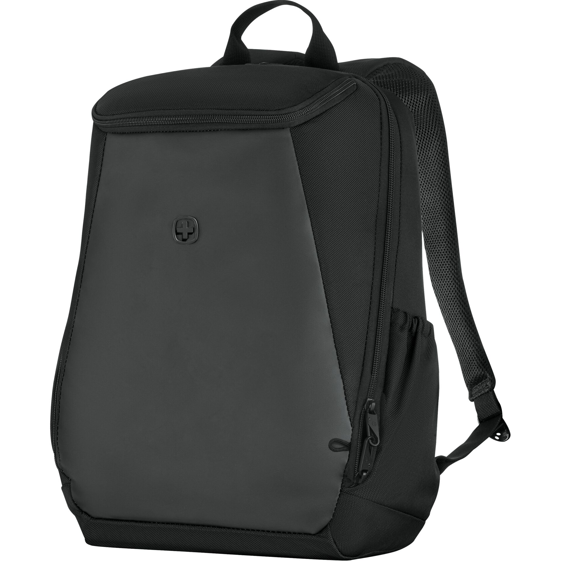Rucksack, Schwarz, Schultergurte, gepolstert, Hauptfach