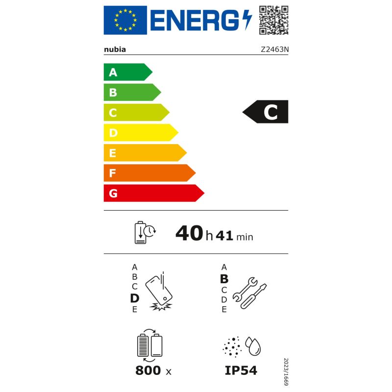 Nubia Focus 2 Ultra 5G 8GB+256GB  forest green – Energieeffizienzklasse C