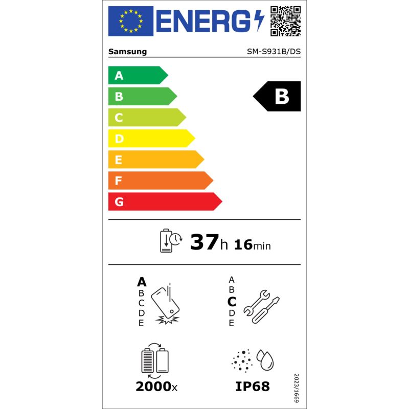 Samsung Galaxy S25 128GB  Navy – Energieeffizienzklasse B