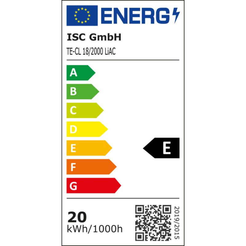 Einhell TE-CL 18/2000 Li solo  Akku-Lampe – Energieeffizienzklasse E