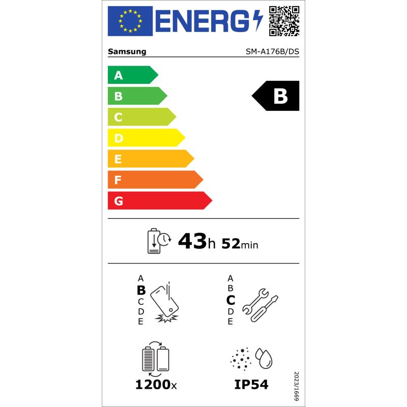 Samsung Galaxy A17 5G (128GB)  gray – Energieeffizienzklasse B